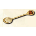 Custom Decorative Gold Spoon w/ Twisted Handle